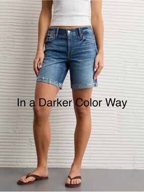 American Eagle Skinny Bermuda Denim Shorts